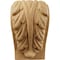 Ekena Millwork 1 3/4"W x 1 1/2"D x 3"H Mini Acanthus Leaf Block Corbel, Cherry CORW01X01X03BACH - alternate 2